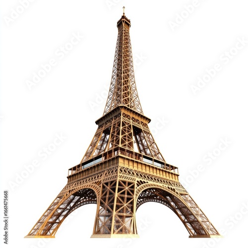 Full shot of the Eiffel Tower