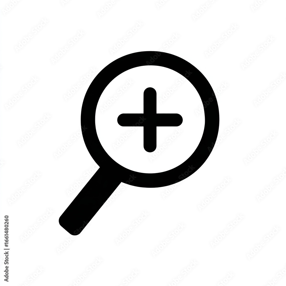 Fototapeta premium Finding answers discovering details unlocking the hidden zooming in for a closer look a magnifying