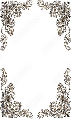 Classical Border Designs – Elegant Decorative Frame Template for Certificates, Invitations, and Stationery