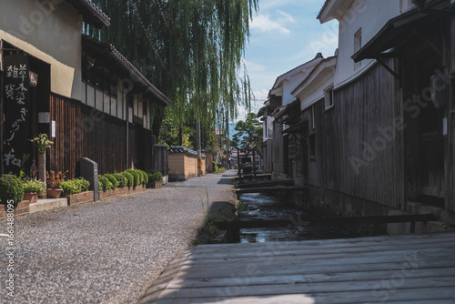 Photography 倉吉白壁土蔵群、日本らしいノスタルジックな町並み、鳥取、日本