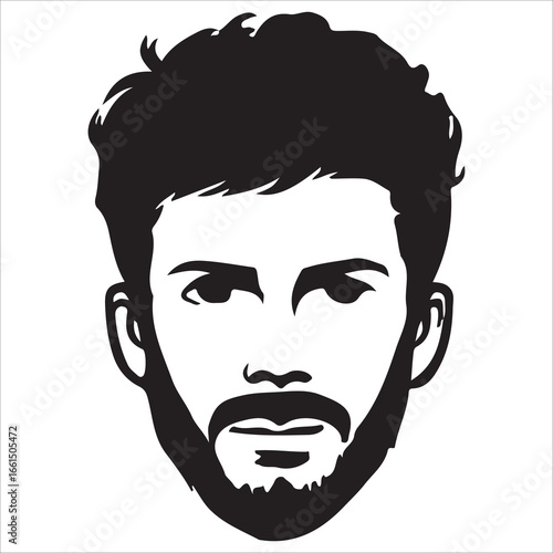 hairstyle designs for men silhouette  vector design,Silhouette hairstyles, vector haircuts, men’s hair trends, side profile views, hairstyle inspiration, haircut design, male grooming styles, 