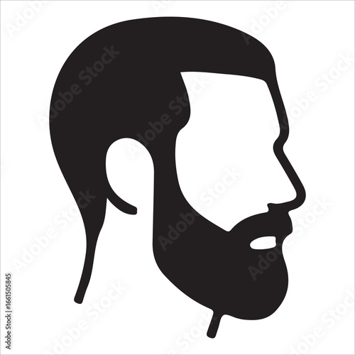 hairstyle designs for men silhouette  vector design,Silhouette hairstyles, vector haircuts, men’s hair trends, side profile views, hairstyle inspiration, haircut design, male grooming styles, 