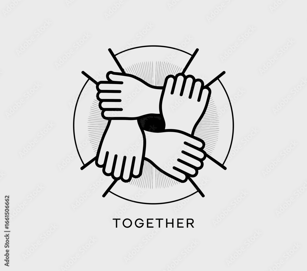 Obraz premium hands holding hands