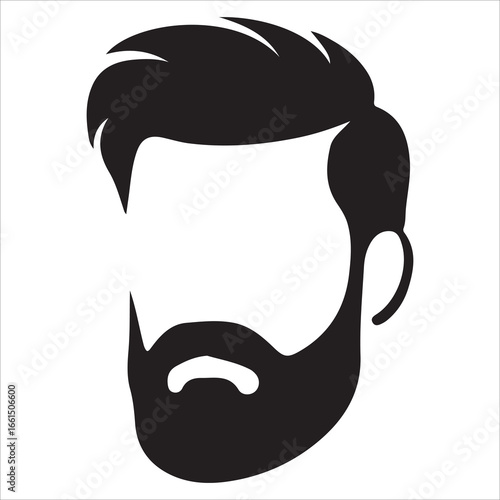 hairstyle designs for men silhouette  vector design,Silhouette hairstyles, vector haircuts, men’s hair trends, side profile views, hairstyle inspiration, haircut design, male grooming styles, 