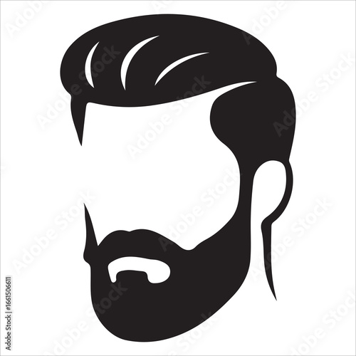 hairstyle designs for men silhouette  vector design,Silhouette hairstyles, vector haircuts, men’s hair trends, side profile views, hairstyle inspiration, haircut design, male grooming styles, 