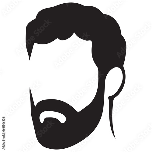 hairstyle designs for men silhouette  vector design,Silhouette hairstyles, vector haircuts, men’s hair trends, side profile views, hairstyle inspiration, haircut design, male grooming styles, 
