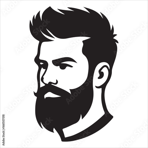 hairstyle designs for men silhouette  vector design,Silhouette hairstyles, vector haircuts, men’s hair trends, side profile views, hairstyle inspiration, haircut design, male grooming styles, 