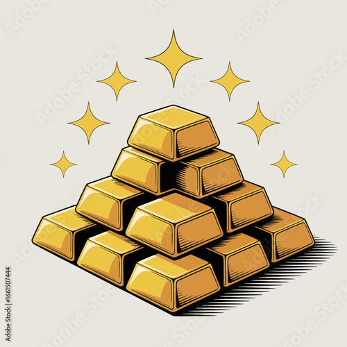 stack of gold bars