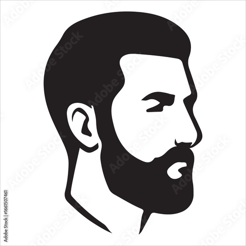 hairstyle designs for men silhouette  vector design,Silhouette hairstyles, vector haircuts, men’s hair trends, side profile views, hairstyle inspiration, haircut design, male grooming styles, 