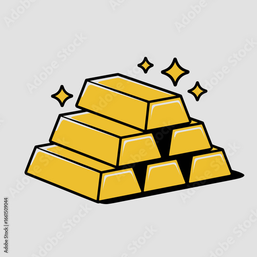 stack of gold bars