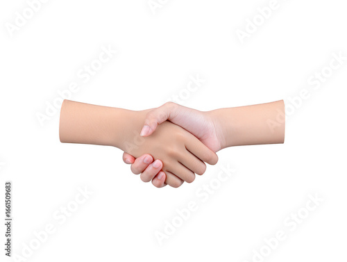 Wallpaper Mural Handshake agreement partnership cooperation trust unity business teamwork connection support two hands shaking in gesture of collaboration and mutual respect isolated on transparency background Torontodigital.ca