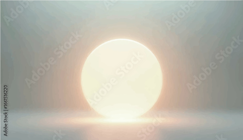 An abstract illustration of a golden egg in a bright light
