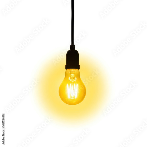 yellow light bulb