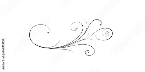 Ornate, flowing, decorative design