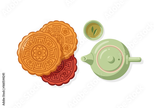 Mooncakes and Tea Mid-Autumn Festival