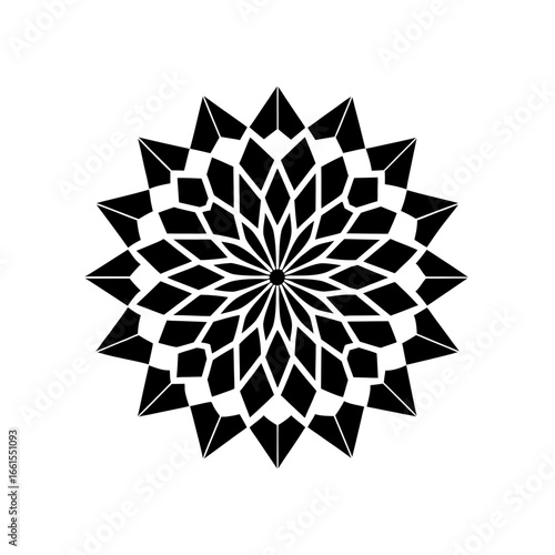 colorful mosaic tile inspired seamless pattern sil