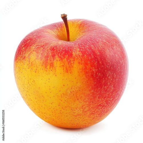 Wallpaper Mural Red and yellow apple, whole, isolated on white Torontodigital.ca