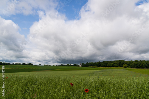 changing weather in the hills of Limburg