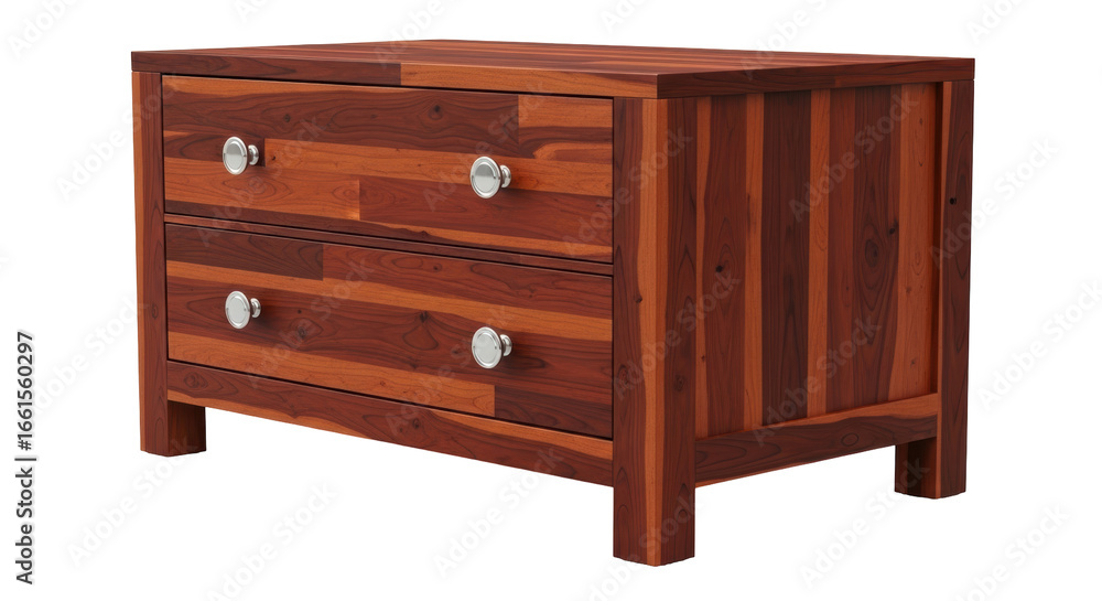 Isolated wooden cabinet Isolated wooden cabinet