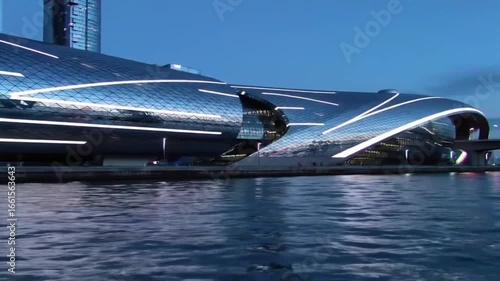 car on the river