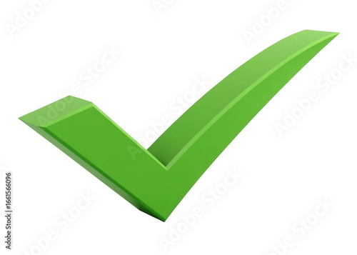 A vibrant green 3d checkmark symbol isolated on transparent background Free Download A vibrant green 3d checkmark symbol isolated on transparent background - GFXLoad