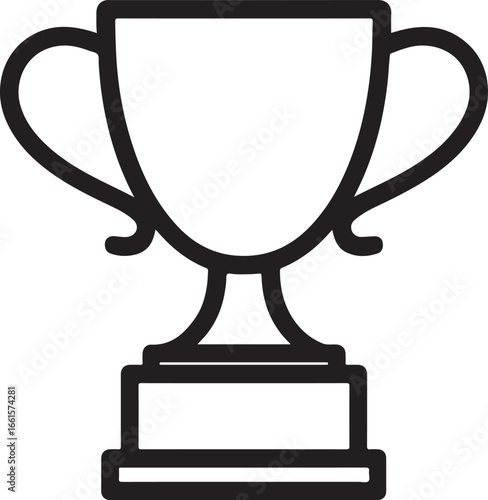 Trophy Cup Icon Outline award winner