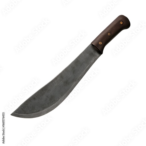 Machete Knife Isolated on White Background