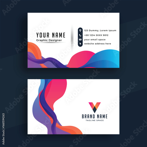 Modern Business Card - Creative and Clean Business Card Template.