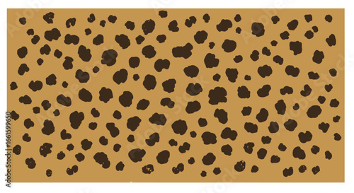 Spotted background with random brown patches on a light brown surface