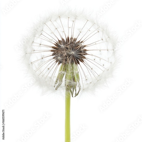 Wallpaper Mural Close-up of a dandelion seed head against white (4) Torontodigital.ca