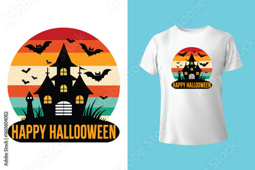 boo boo crew hello ween t-shirt design