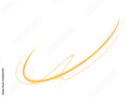 Golden Light Swirl