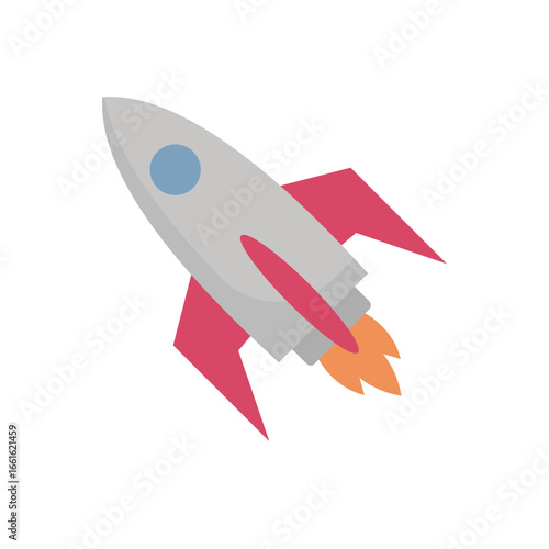 Rocket Vector icon which can easily modify or edit