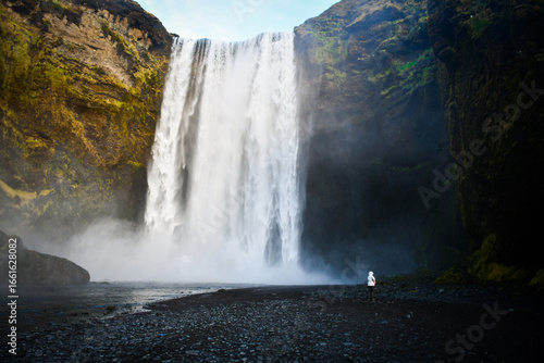 Obraz na płótnie waterfall in iceland, skogafoss