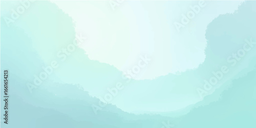 Abstract watercolor strokes of blue and white swirl together, evoking the boundless sky on a clear summer day