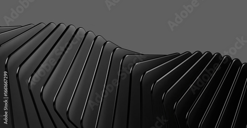 Elegant Black Lines: A Study in Texture and Form