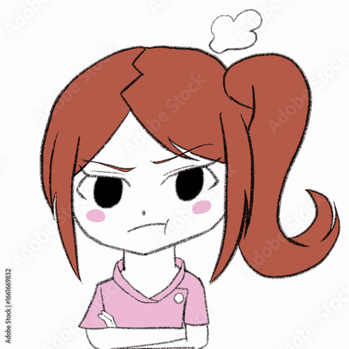 怒っているナース