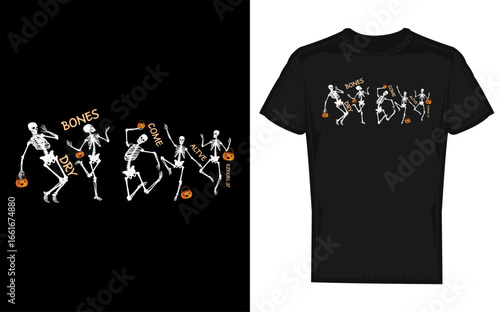 Photos Dancing Skeleton with Bible Verse A Christian Halloween Celebration Design