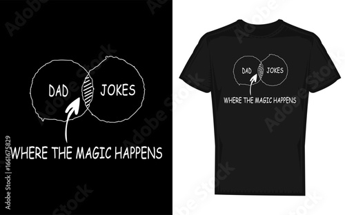 Funny Cat Illustration with a Dad Joke Theme Likely Featuring a Magical Element