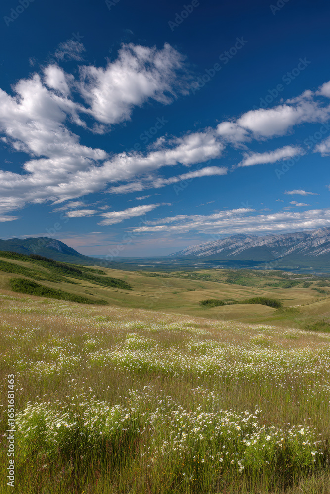 Fototapeta premium discover stunning summer landscapes and nature across canadian cities featuring majestic mountain peaks and lush