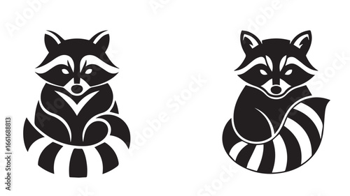 Minimalist black and white friend silhouette – emotional companionship icon in bold line-art style.