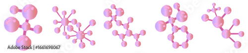 Molecular Structure and Atomic Symbol PNG for STEM, Research, and Learning Design
