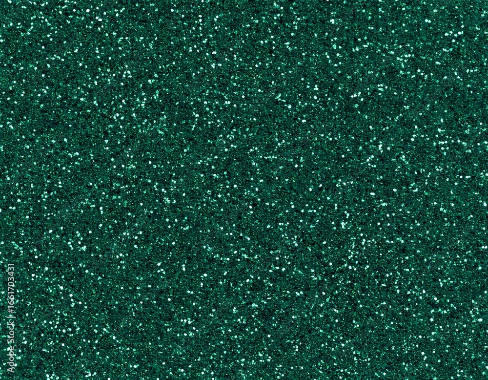 Obraz premium Teal Glitter Texture Close-Up Shot