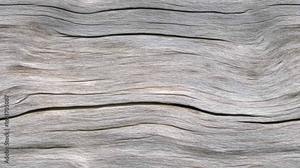 Fototapeta premium Detailed textures of driftwood display swirling lines and rich colors, showcasing the beauty of nature's artistry on a serene coastal landscape SEAMLESS PATTERN