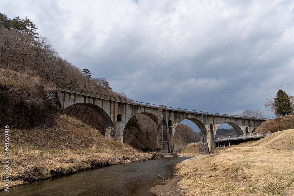 Fototapeta premium 宮守川橋梁