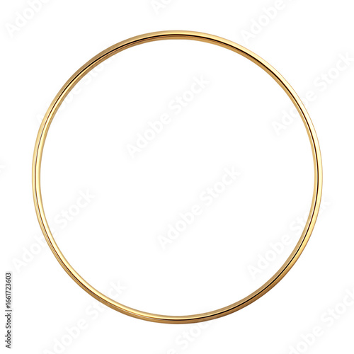 Elegant Gold Circle Frame:  Perfect for Luxury Branding, Minimalist Design, and Premium Product Presentation.