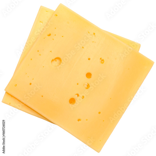 Two slices of cheese PNG