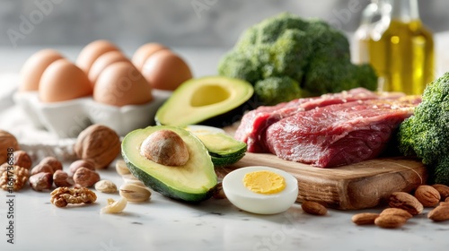 Healthy protein and vegetable foods