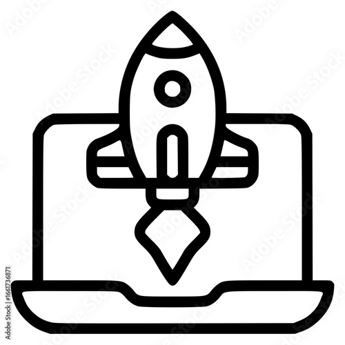 rocket vector illustration