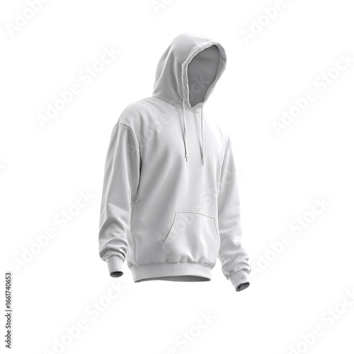 White Pullover Hoodie Apparel Mockup clothing fashion